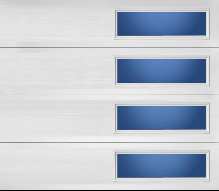 Long Panel Windows (one window in each door section)